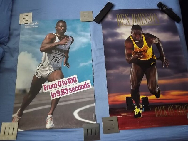 DONOVAN BAILEY,BEN JOHNSON & TERRY FOX TRACK&FIELD POSTERS&MAGS in Arts & Collectibles in City of Toronto - Image 3