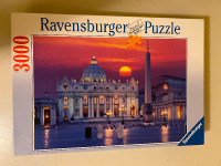 Ravensburger 3000 PC Jigsaw Puzzle St. Peters Cathedral, Rome