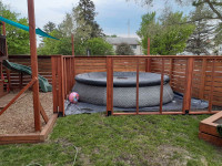Above ground pool with cover and filter (13'x33'')