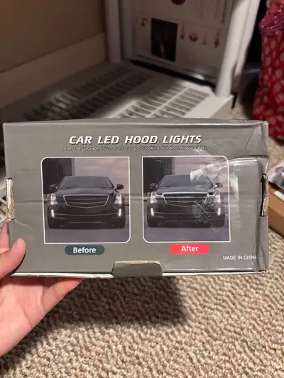 Upgrade your car’s look and safety with these LED hood strip lights. Easy to install, waterproof, an...