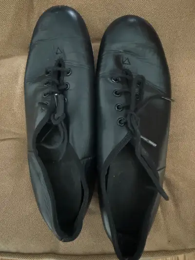 Capezio Black Leather Tap Dance Shoes - size 7.5, View more