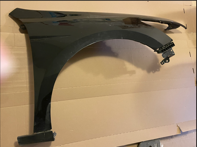 Black Honda Accord 2008 to 2012 Passenger Side fender for 4 door Sedan, factory paint and clearcoat...