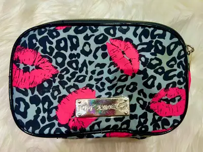 Betsey Johnson Leopard and Lip PrintCosmetic Bag, View more