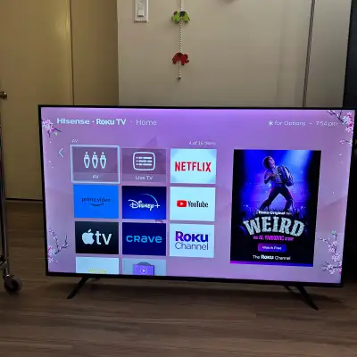 Hisense 50" 4K UHD Roku Smart TV, View more