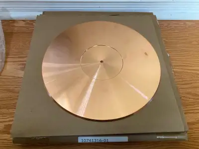 Micro Seiki CU-500 pure copper turntable mat, View more