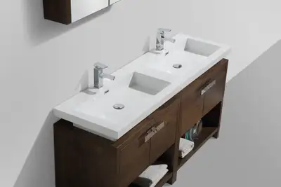 63" Double sink only, Reinforced Acrylic Composite Sink, View more