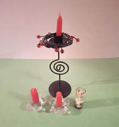 Candles and Candle Holders ($2 each), View more