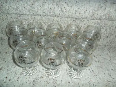 12 Unused Olympic wine glasses $18. Lot #12. If you want fewer w, View more