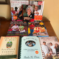 Group of 8 Paula Deen and Sons Cookbooks $10/Lot