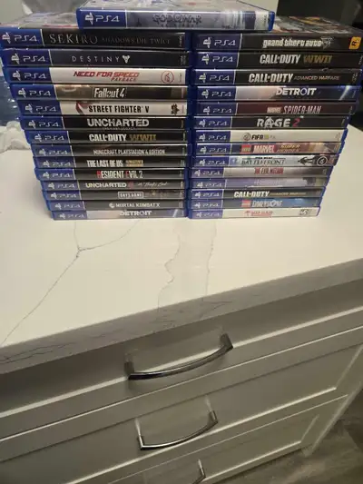 Price is $25 each game All other games prices is Lego dimensions $45 God of war ragnarok $50 sekiro...