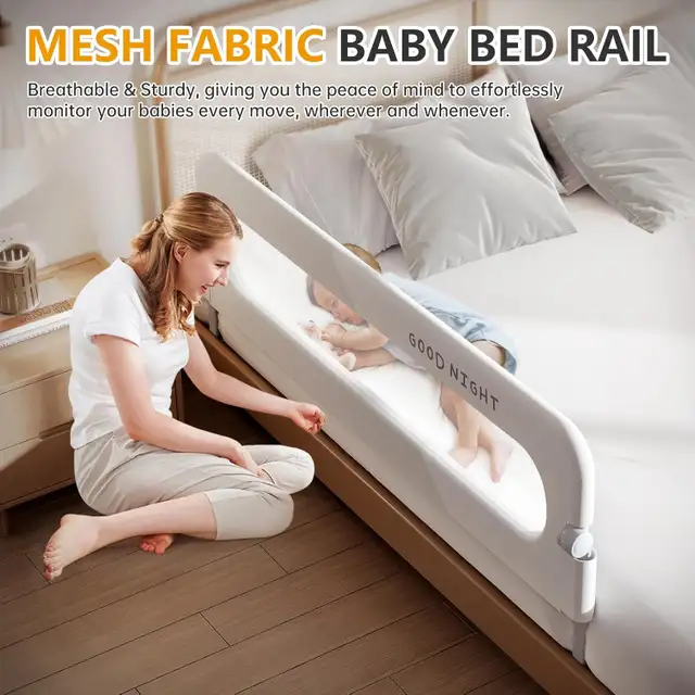 NEW Toddler Bed Rails for Crib | Foldable Bed Rail for Toddlers in Gates, Monitors & Safety in Mississauga / Peel Region - Image 6