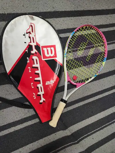 Wilson "Attack" Tennis Racquet with Cover, View more