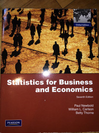 Statistics for business and economics 7th edition