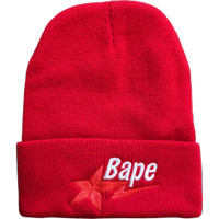 Bape Red Beanie / Hat