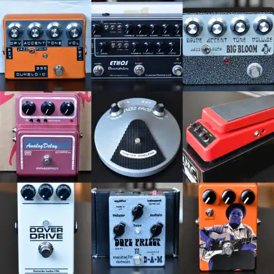 Boutique Pedals Arbiter Fuzz Ethos Dumbloid D*A*M Hermida RMC, View more