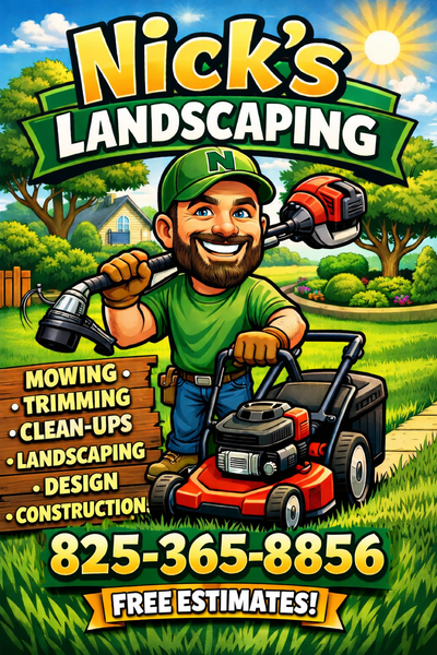 With 18yrs Experience at Nick’s Landscaping we provide Quality, Consistency and Peace Of Mind! To us...