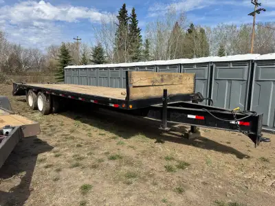 For sale, I have a 25’ (almost 26’) Trailtech heavy equipment tag trailer. It’s a 2007 with a fresh...