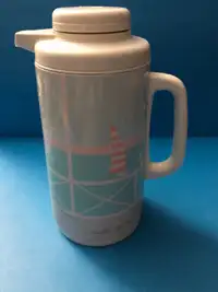 Vintage Peacock Thermos carafe   made in Japan$29