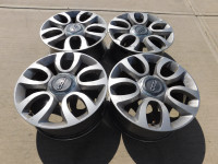 4 17 inch Alloy Rims with TPMS Sensors for 2014-2019 Fiat 500