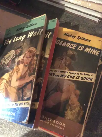 Mickey Spillane books x6, View more