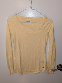 Women's Medium Light Yellow Shirt