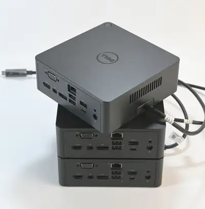 Lot of 3 Dell K16A USB-C TB16 Thunderbolt Docking Stations K1600, View more