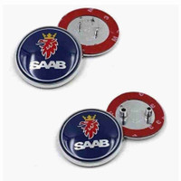 Saab front and back badge 