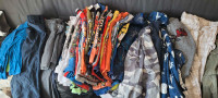 Clothes for boy, 6 to 8 years old,  75 pieces for $30