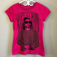 Philcos Kurt Cobain Graphit T Shirt Womens Size S