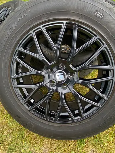 Drove on my vehicle for 4 months, basically new still, rubber still has a couple summers left 235/65...