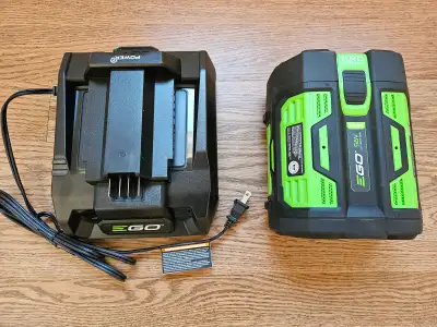 IF THE ADD IS UP IT IS STILL FOR SALE EGO 56v - 6.0 AH Battery BA3360T and EGO 60HZ - 320W Charger -...