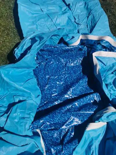 Brand new, still in box 12 ft round pool liner. Has Jhook top for easy install. The company I bought...