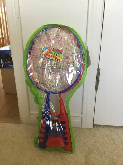 X-treme Grip Handle Toy Badminton Rackets with Birdies, View more
