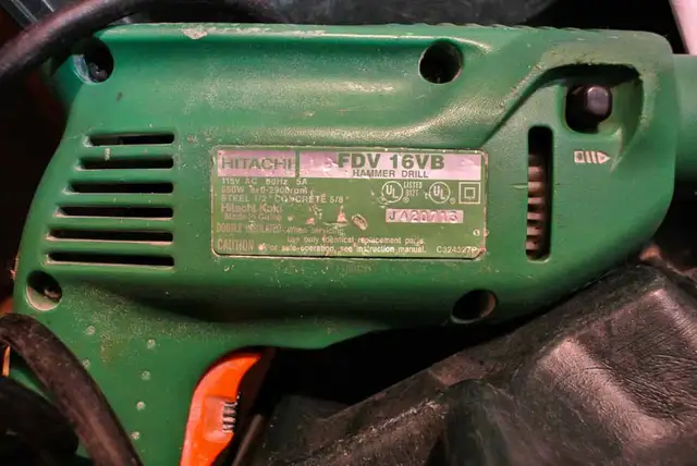 Hitachi hammer drill - corded in Power Tools in Cambridge - Image 3