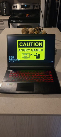 MSI Gaming Laptop 15.6" - VERY LIGHTLY USED