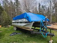 22 foot pontoon  boat project 
