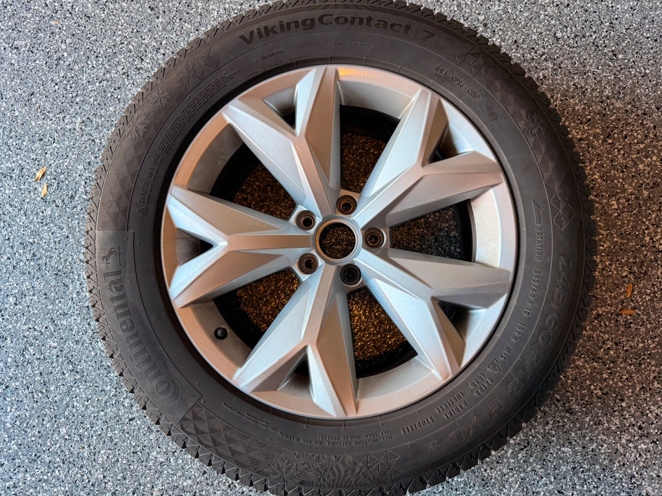 4 Continental VikingContact 7 Winter Tires & Rims – 245/60R18 | Tires ...