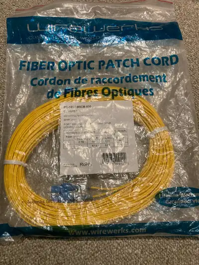 Wirewerks Fiber Optic Patch Cord, View more