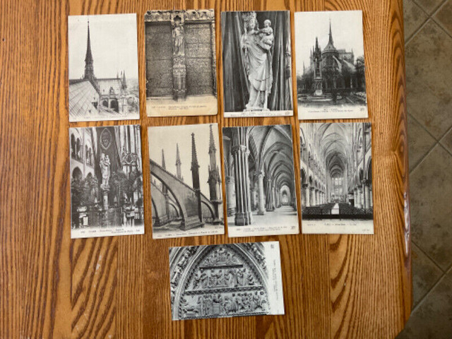 18 cartes postales différentes cathédrale de Paris.  ND PHOT. dans Art et objets de collection  à Saint-Jean-sur-Richelieu - Image 2