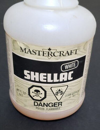 White / Clear/ Blonde/Bleached Shellac – leftover 5 oz (150 mL)