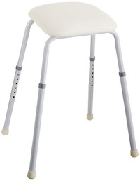 Perching Shower Stool, Shower Chair, Slip-Resistant Rubber Tips,