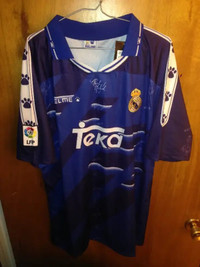 Luis Figo Real Madrid kelme jersey size large new