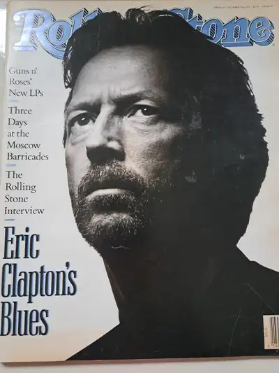 Rolling Stone Oct/91 featuring Eric Clapton. $10