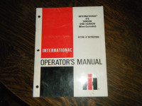 International 475 Tandem Disk Harrow Operators Manual
