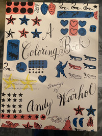 A Coloring Book - Drawings by Andy Warhol 1st Ed. - Like New