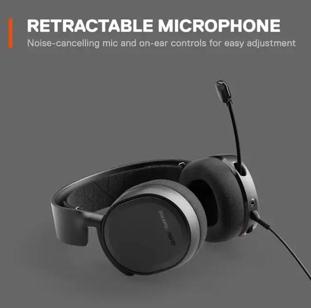 SteelSeries Arctis 3 - All-Platform Gaming Headset in Speakers, Headsets & Mics in North Bay - Image 3