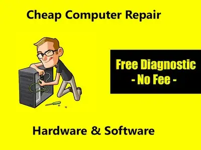 Cheap Computer Repair - Free Diagnose, View more