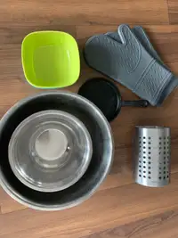 Kitchen Supplies (only metal bowls left)