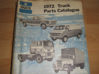 Chryco 1972 Dodge truck parts catalogue light medium & heavy.