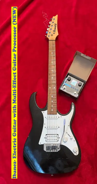 Ibanez-Electric Guitar with Multi-Effect Guitar Processor (NEW), View more